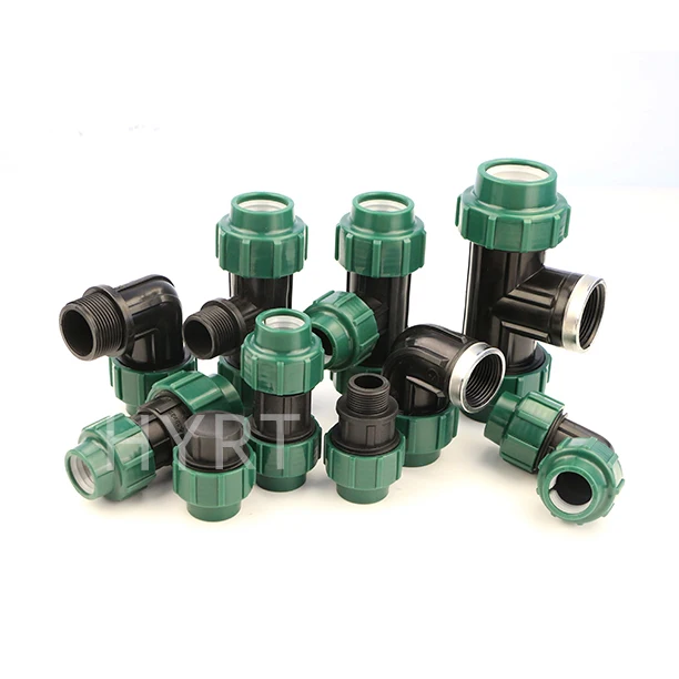 Pe Irrigation Pipe Fittings Compression Fittings Agricultural