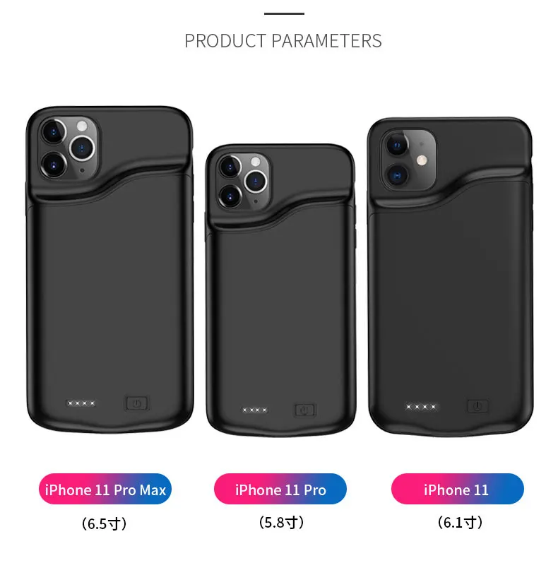 For Iphone X Best High Capacity Smart Charging Case 5500mah Battery