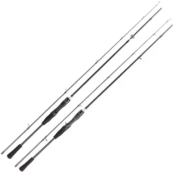 Cheery Wholesale Fishing Rod Black Warrior Carbon Fiber M/L Spinning Lure Fishing Rod Saltwater – Rod – view 3