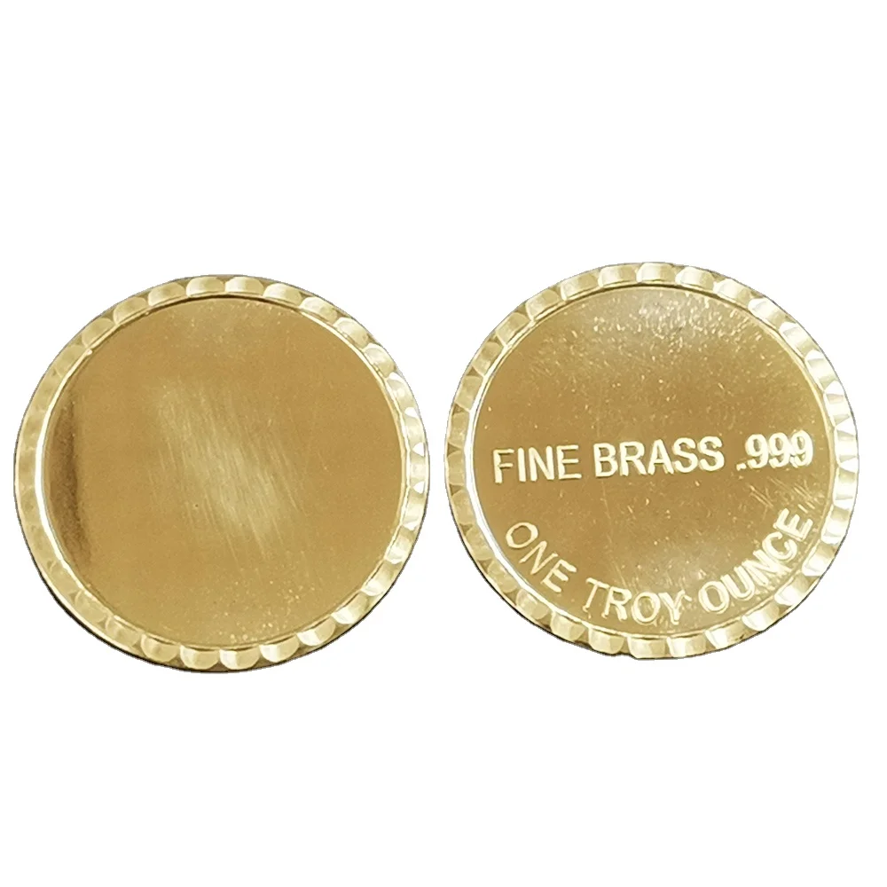 Monete in vendita produzione di ottone oz 999 monete vuote in