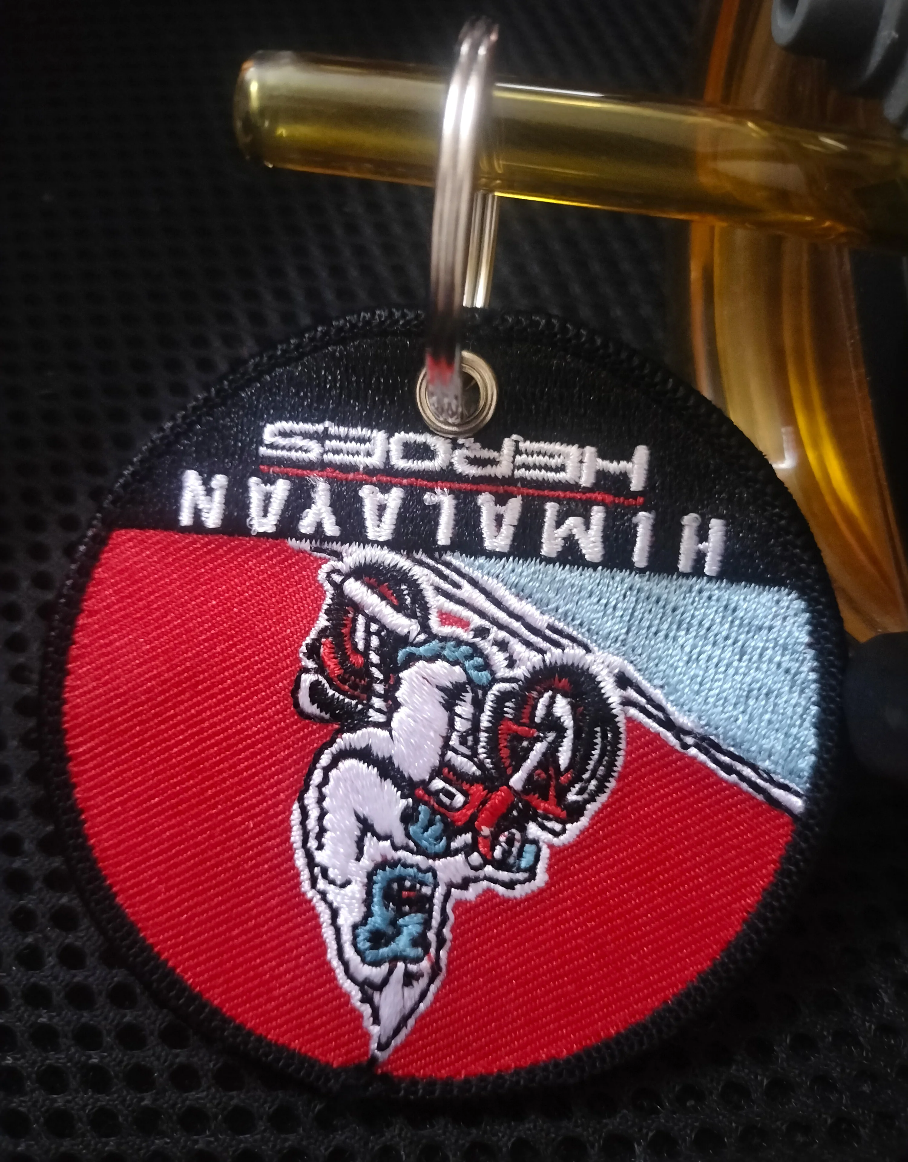 High Quality Custom Cheap Aviation Embroidered Pilot Keychain Airplane