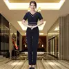 912 Navy Blue Short-Sleeve Suit