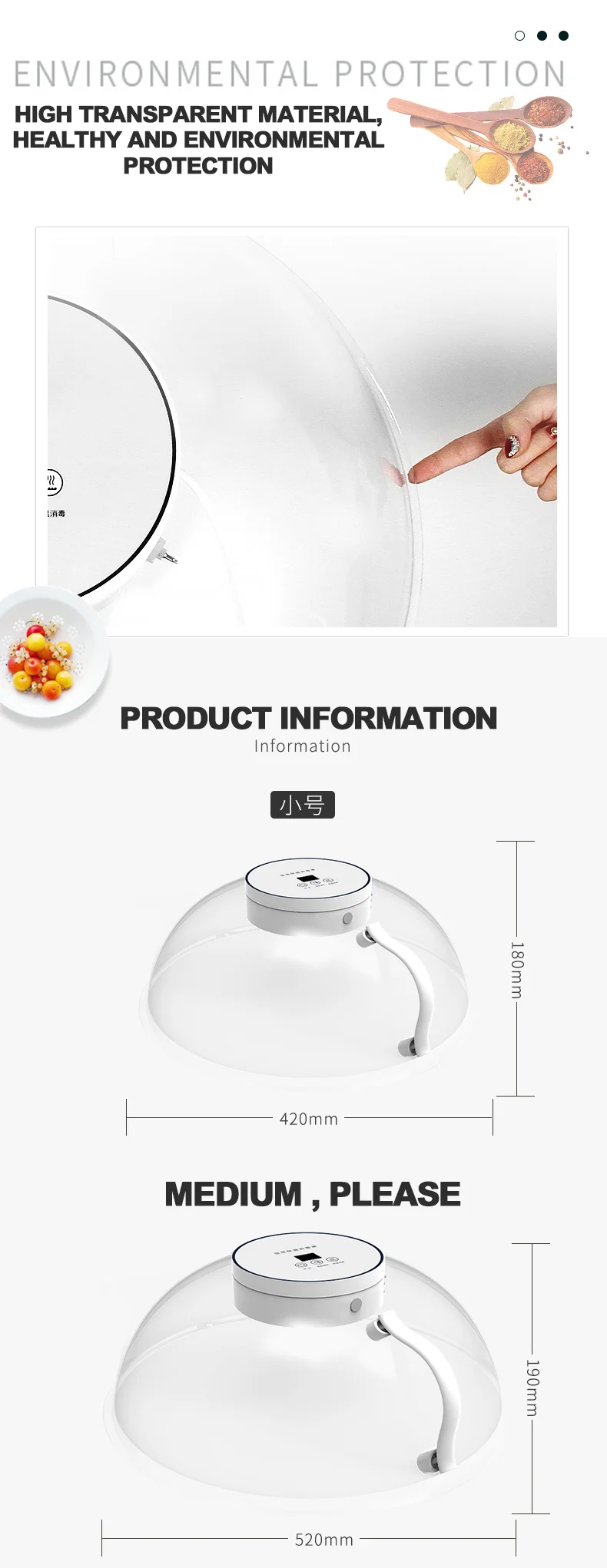 Dining Table Food Cover Heat Preservation Electric Food Warmer Cover