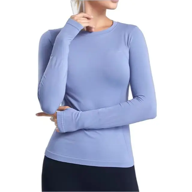 Mesh Breathable Quick Dry Women Yoga Tops Fitness Moisture Wicking Workout Shirt