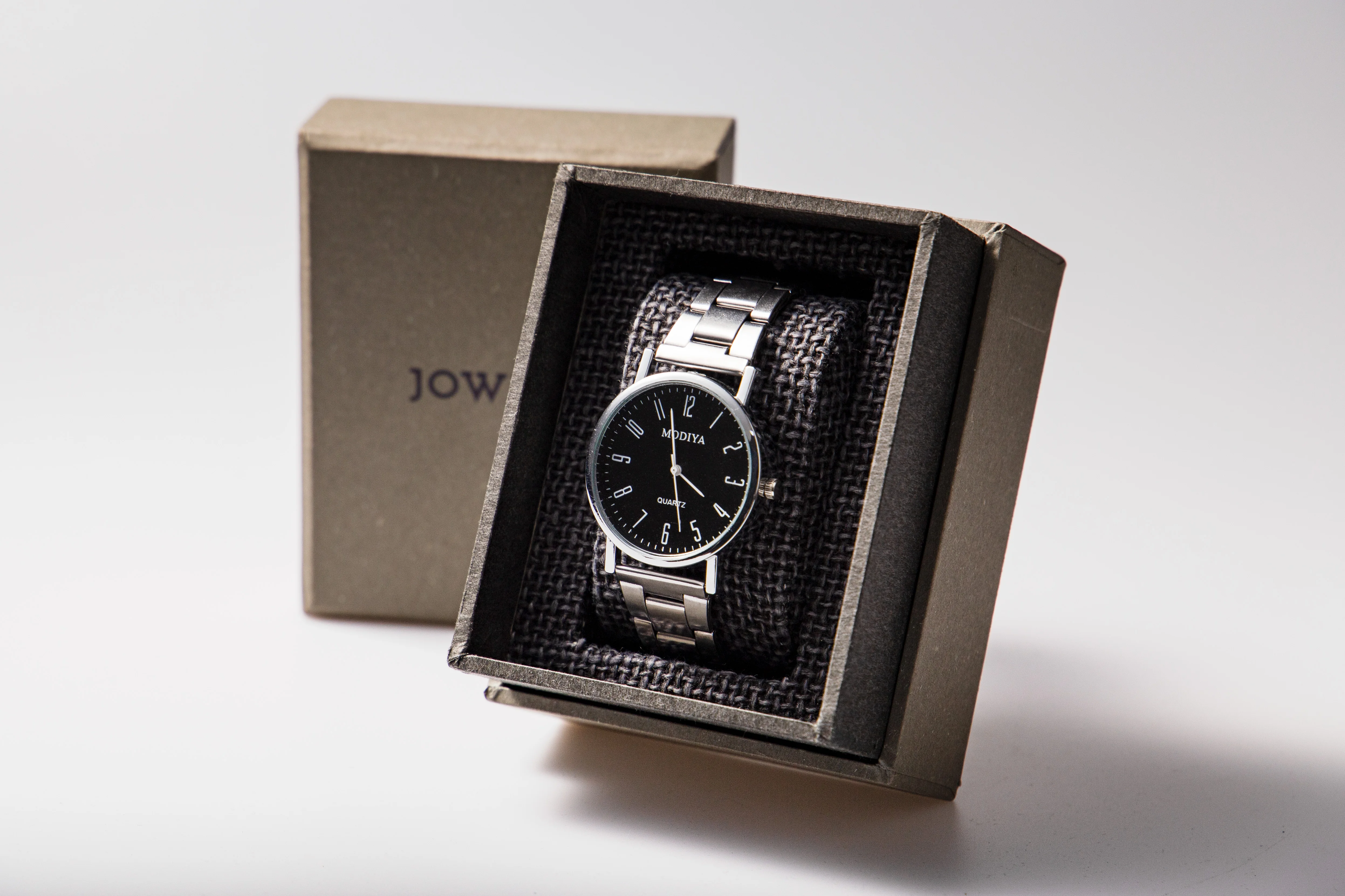 Custom Logo Modern Single Paper Cardboard Wrist Watch Box Packaging