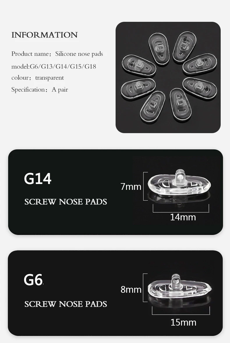 Super Soft Glasses,Silicone Nose Pads,Airbags,Nonslip,Nonmarking,All