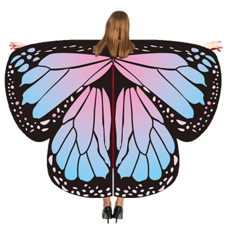 
Женские крылья-бабочки, шаль-бабочка, Женская сказочная накидка, наряд в стиле куклы, аксессуар для Хэллоуина, L0172 