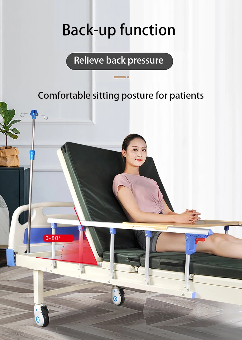 Cheap Price Manual Hospital Bed,Adjustable Medical Bed Hospital