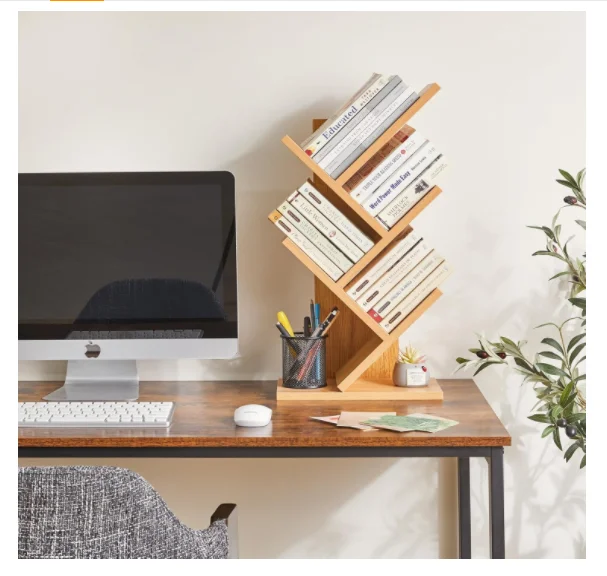 Tree Bookcase Organizer 4 Tier Tree Book Shelf Organizer