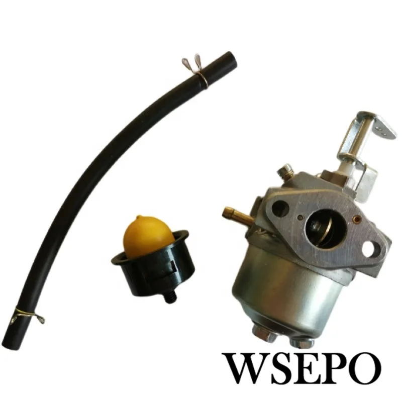 Carburetor With Primer Bulb for 1P56F Vertical Shaft 4 Stroke Gasoline Engine Lawnmover Garden Tiller Parts