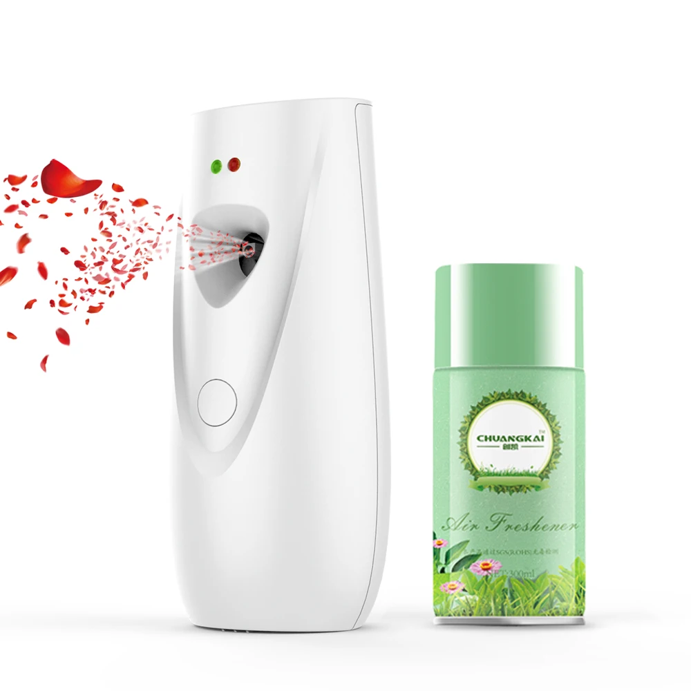 Perfume 250ml 300ml Refillable Can Wall Mounted Aerosol Fragrance Air Freshener Dispenser Automatic Spray