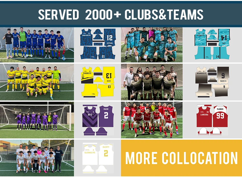 HOSTARON Adult Sublimation Football Goalkeeper Uniform League Training Football Jersey Set College Football Soccer Jersey Set
