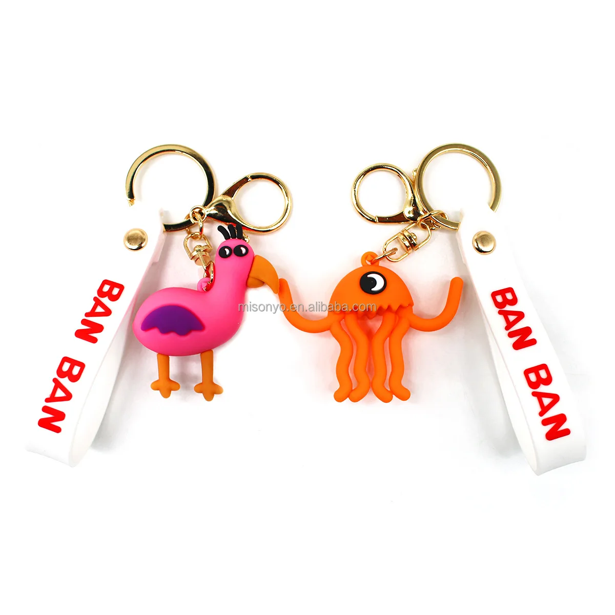 Banban Garden 3d Keychain Garten Of Banban Plastic Key Chain Key Ring