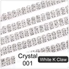 Crystal 001 White K Claw