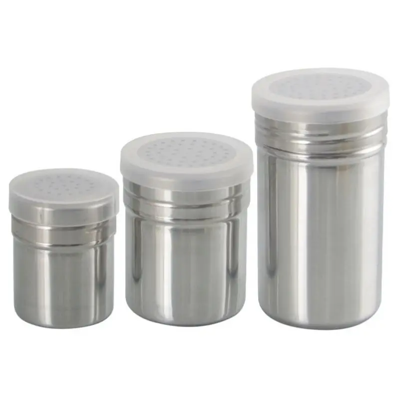 Customized Outdoor Stainless Steel Magnetic Seasoning Jar Metal Pepper Shaker for BBQ Rotisserie Seasoning Bottle