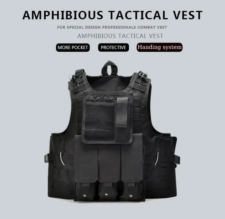 YAKEDA Tactical Training Vest With PALS Syste - Ulti-Pocket - View #9
