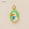 Duck With Bowknot Charm