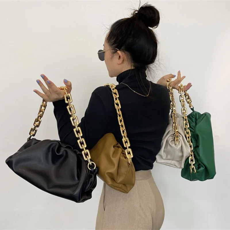 Women's Thick Gold Chain Handbags