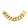 22*3.1*0.85cm-Pulsera dorada brillante