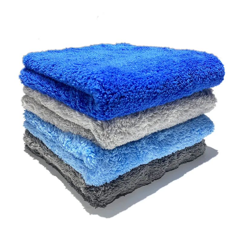 2x Multi-purpose 500GSM Premium Plush Microfiber Towels car Wash Drying Cleaning 