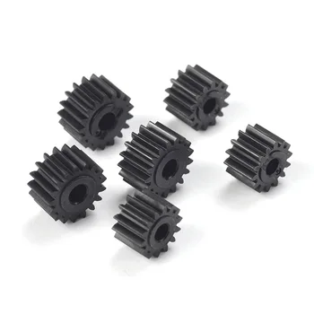 Micro Machined Stainless Steel CNC Pinion Gear Black Anodized for Drilling Rapid Prototyping Wire EDM Broaching