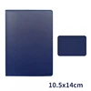 Funda para pasaporte azul oscuro
