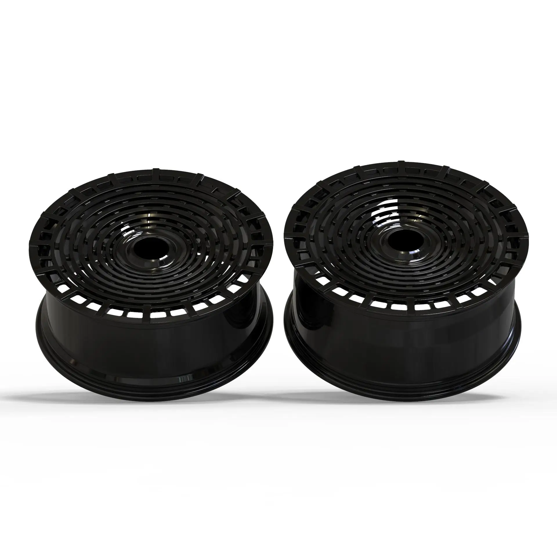 GS Custom Luxury Forged Monoblock Glossy Black Wheels 18 19 20 21 22 23 ...