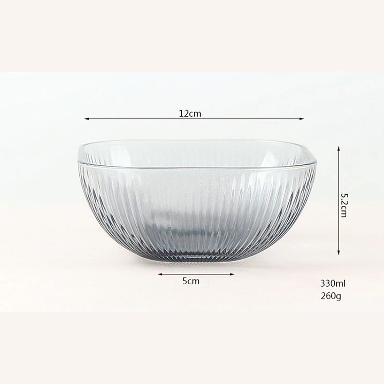 Wholesale 2023 High Quality Cheapest glassware Set 1pcs Dessert Salad Bowl Water Cup Cooking