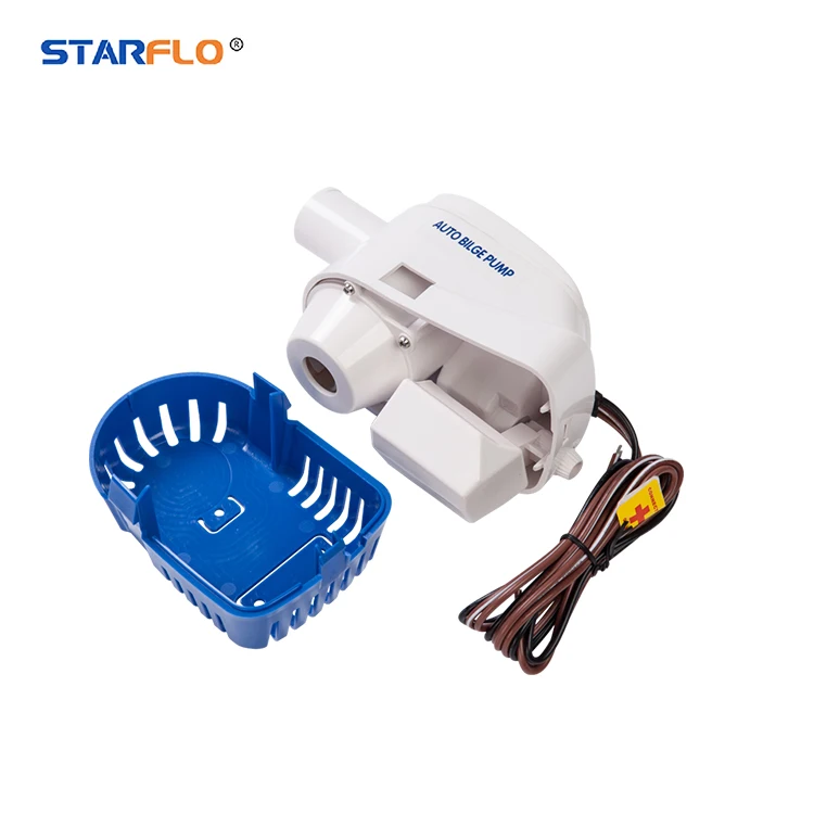 STARFLO DC Rule Yacht Automatic Small Boat 1100GPH 750GPH 24 Volt Battery Powered Bilge Pump