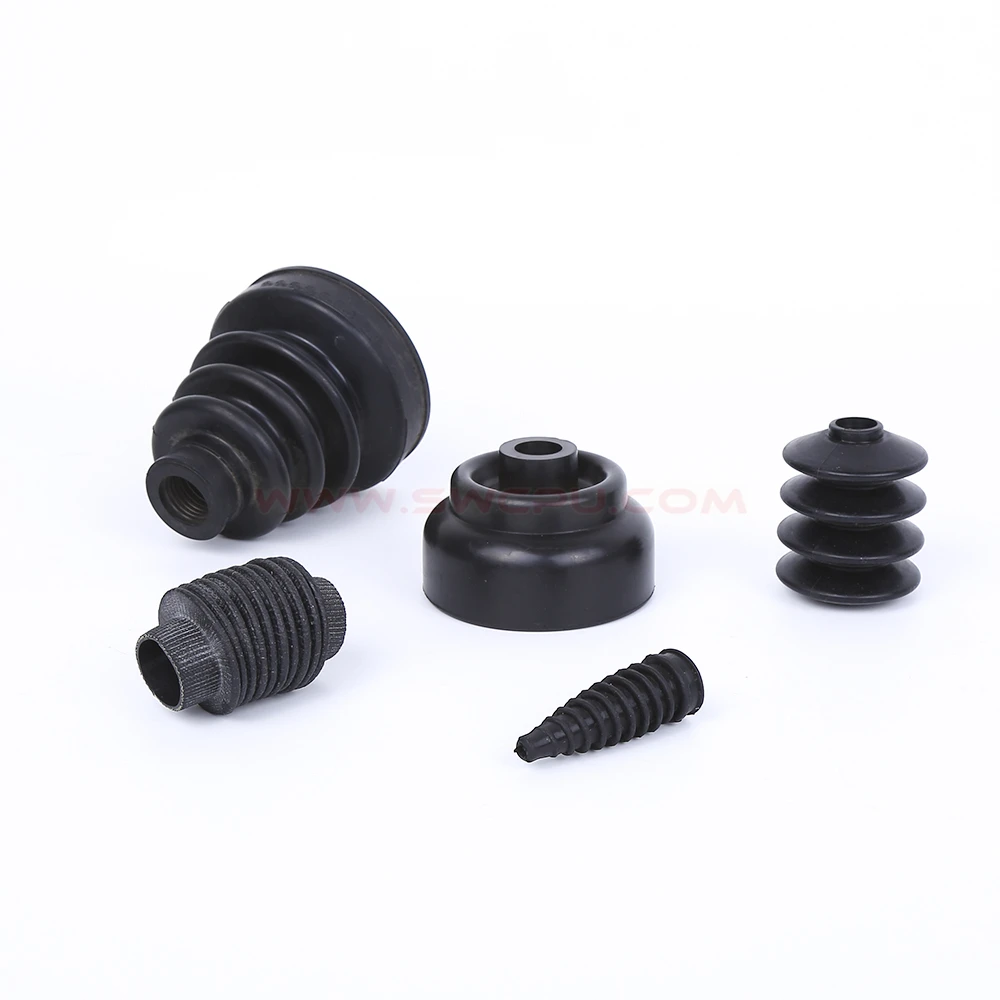 Прочные универсальные эластичные ботинки из черного каучука разных