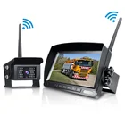 Heavy Duty 2.4g Wifi 700cd/m2 300 Meter 1080p 7 Inch Dvr Monitor Wireless Tractor Forklift Crane Truck Bus Monitor Camera System