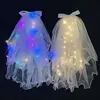 Velo di perle con luce di colore