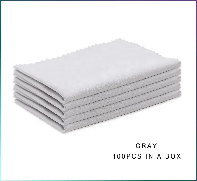 Высококачественная черно-белая салфетка для очков из микрофибры с зубчатыми краями Линзы 15*15 230