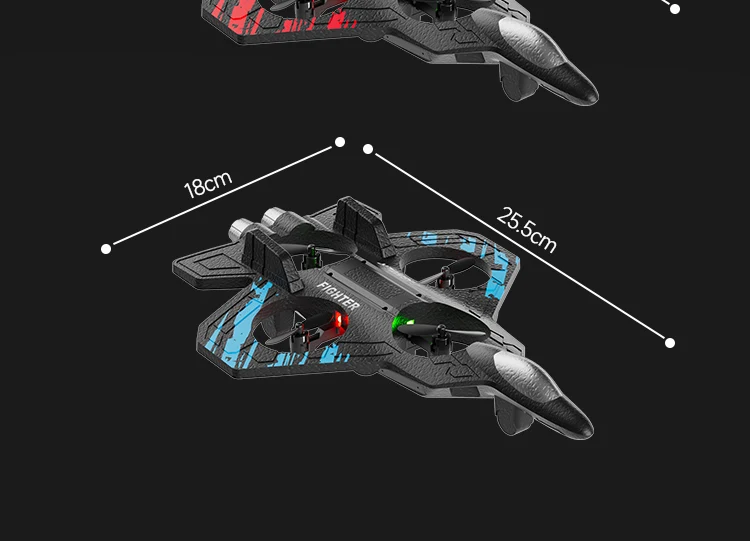 Remote Control Hobby Glider Aircraft Toy 360 Degree Stunt Helicopter Beginner Charger EPP Foam Remote Control Fighter Glider