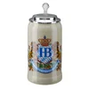 Cerveza Stein "Lion Design" con tapa de lata 1 L