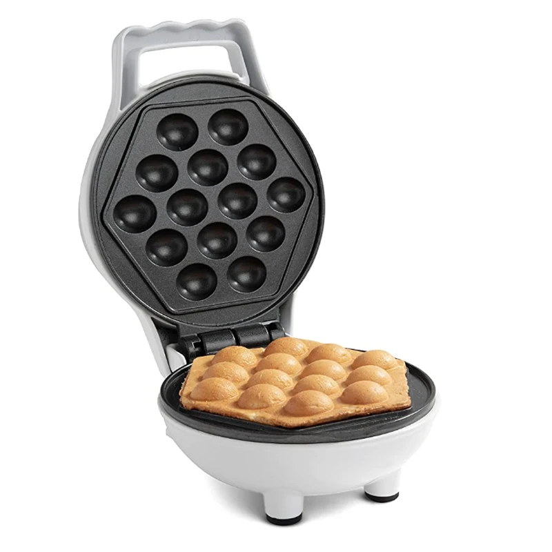 Bubble Mini Waffle Maker Make Breakfast Special Tiny Hong Kong Egg