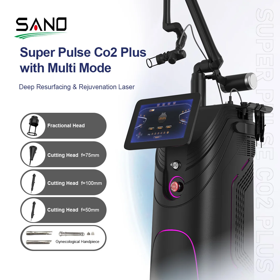 Vaginal Rejuvenation RF CO2 Fractional Laser Machine SANO SC-3 for Deep Wrinkle Removal Acne Treatment Dermatology Equipment
