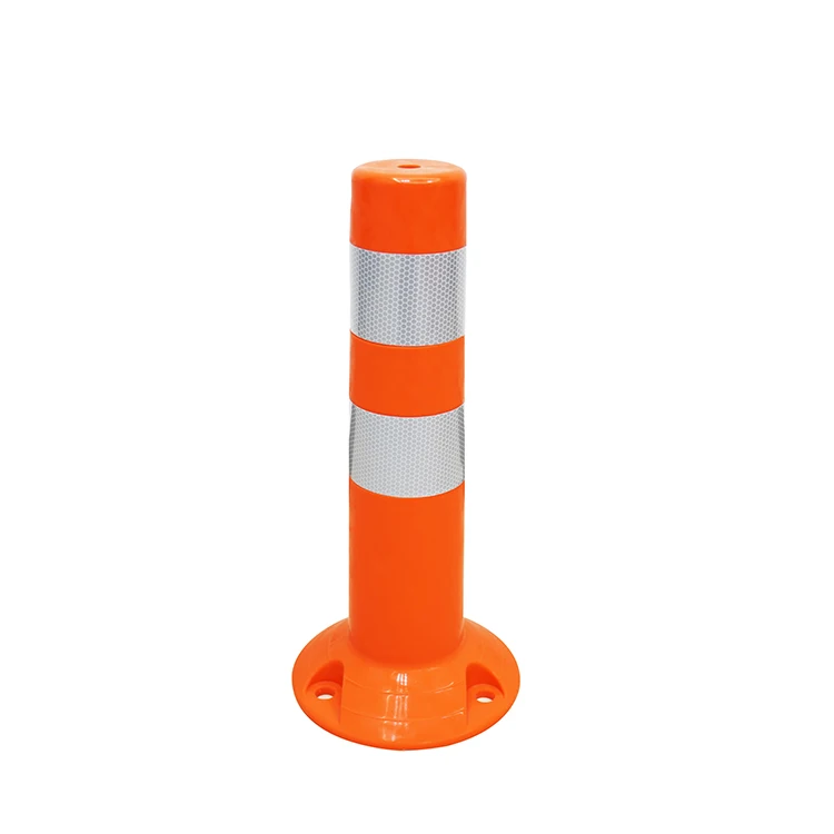 High Quality Traffic Safety Bollard Pu Flexible Post Reflective Parking ...