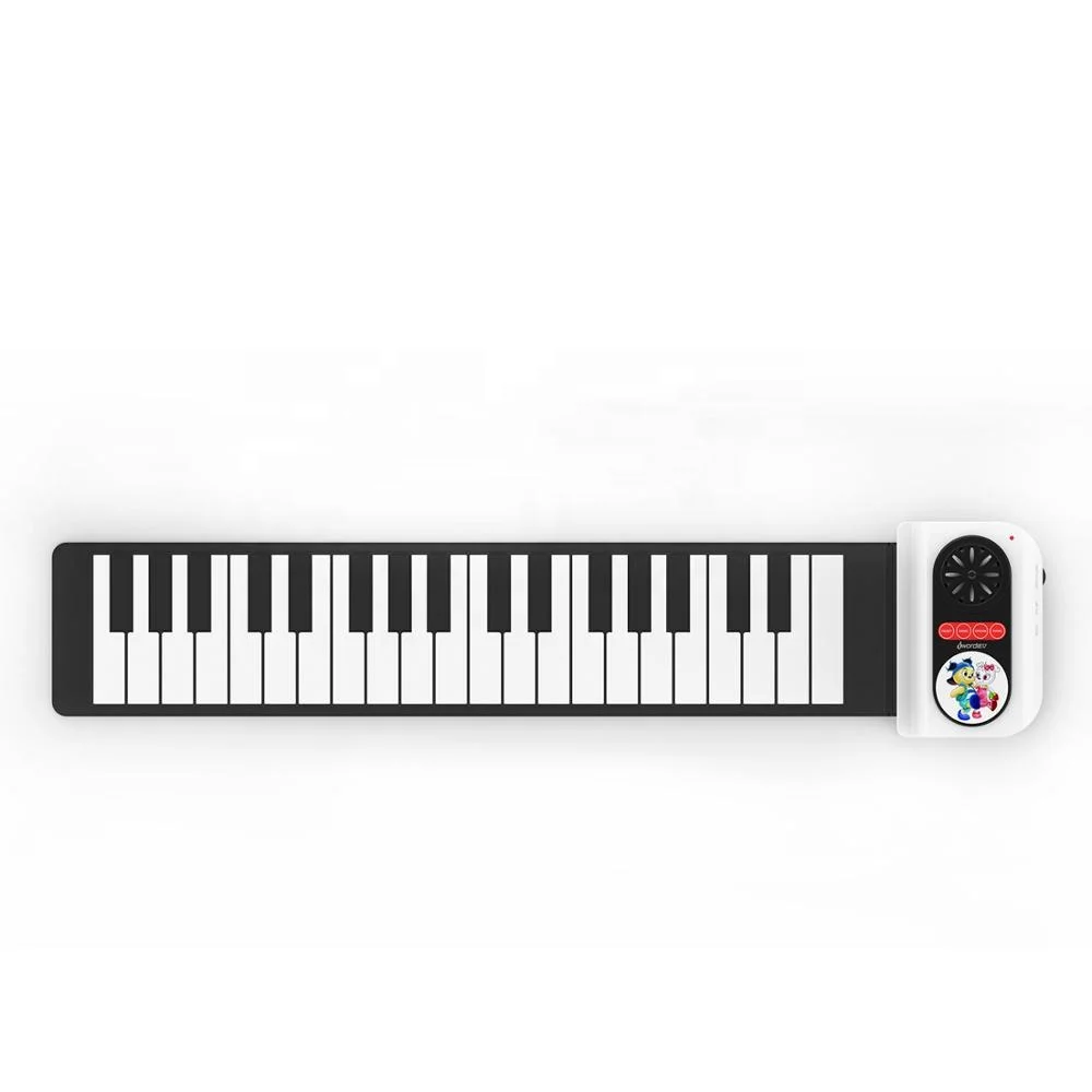 Foldable Mini Baby Play Mat Roll up Kick Midi Bench Microphone Kids Electronic Keyboard Piano Grand Piano Digital
