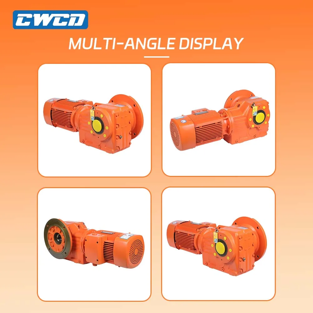 CWCD K Series K167 KA167 KF167 KAF167 90 Degree Shaft Mounted Helical Bevel Speed Reducer Gearbox for Energy & Mining