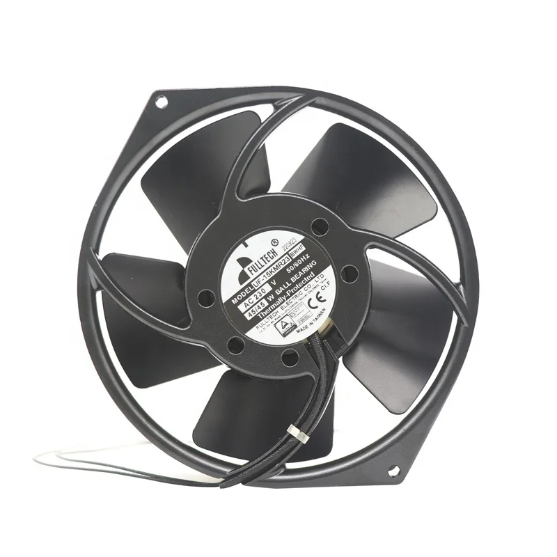 FULLTECH UF-15KMR23BWHF 115V AC 45W 225CFM 2750RPM  3150RPM Foxconn Equipment Machinery Axial Cooling Fan W2S130-BM03-01