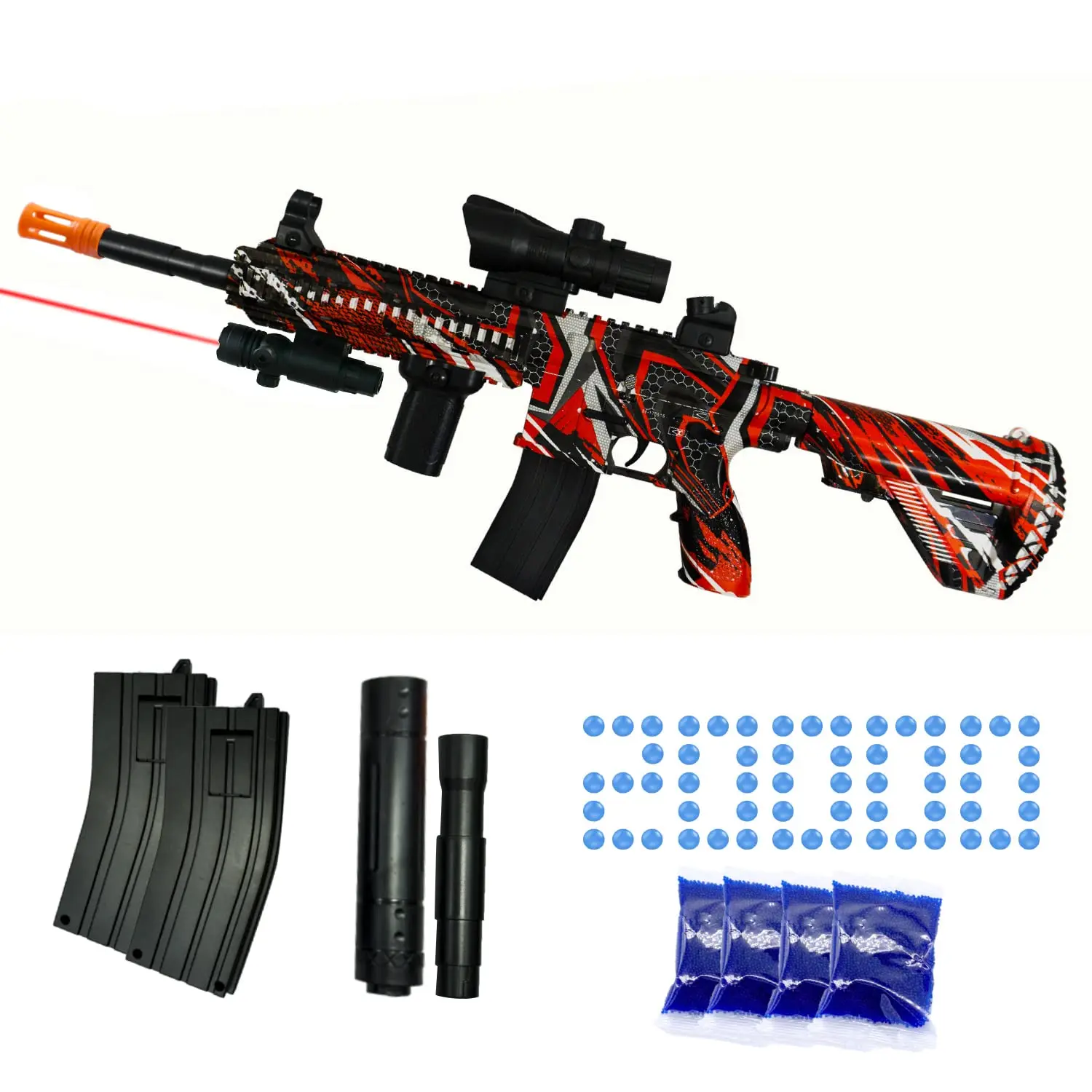 Children electric water gun toys garden SMG boys outdoor play beach rafting to play fights uzi water gun