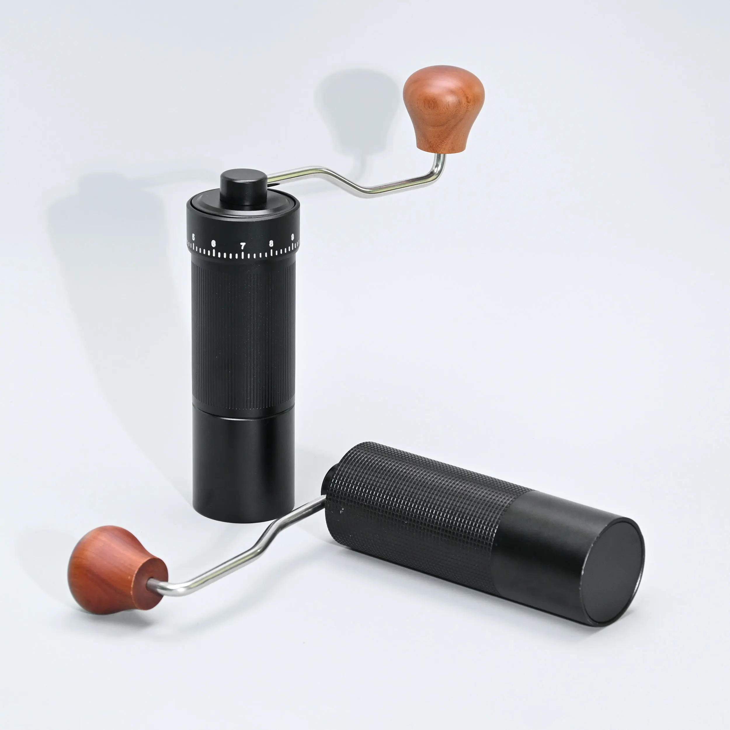 Portable Mini Hand Crank Coffee Grinder Stainless Steel Conical Burr Easy Manual Operation for Home Use Travel Tea Coffee Beans