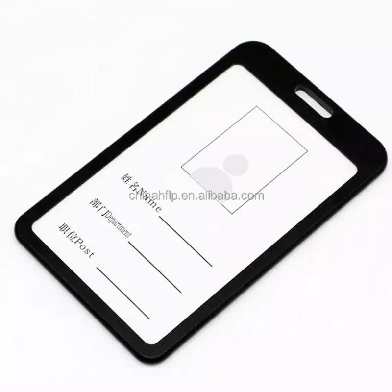 Aluminum Alloy Id Credit Name Card Badge Holder Cover Metal Zinc Alloy Business Card Holder