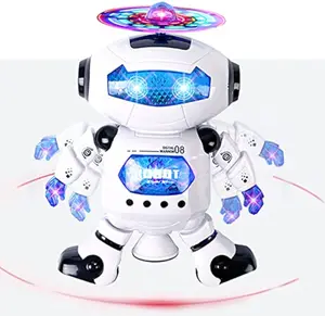 EPT Wholesale New Children Intelligent Educational Battery Operated Electric Smart Light Music Walking Toy Dancing Robots Kids
