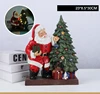 old man left christmas tree
