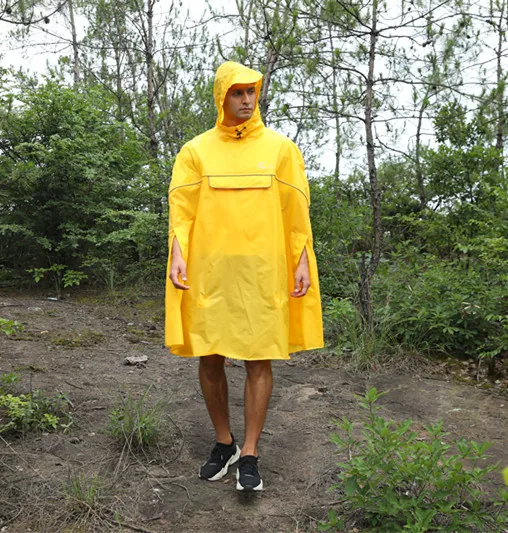 Пончо дождевик водонепроницаемый многоразовый портативный для