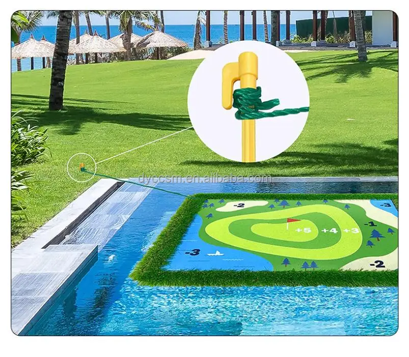 Wholesale Portable Floating Golf Putting Green Mat For Pool Lake Water