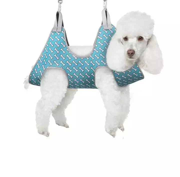 Pet Helper Restraint Bathing Grooming Hammock Sling Carrier Dog Harness for Pet Washing Dog Grooming Hammock Harness