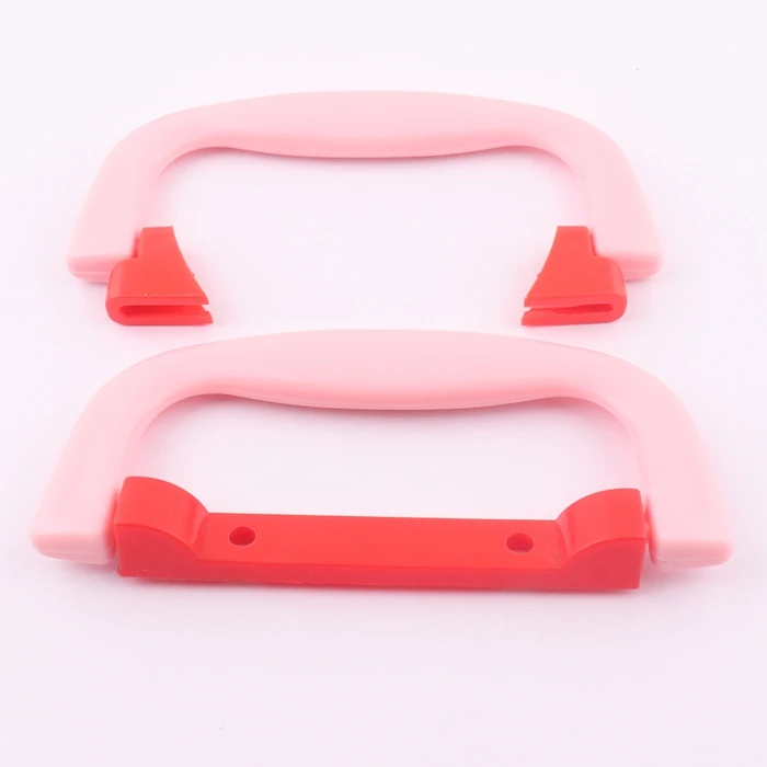 Пластиковая коробка розового цвета для упаковки игрушек, ручка для подарочной коробки